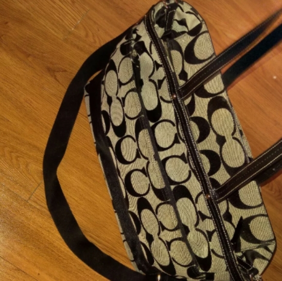 Coach Handbags - Coach Signature Diaper Multi-Functional Tote Bag